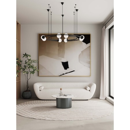 Manhattan Comfort Alondra Coffee Table in Black CT014